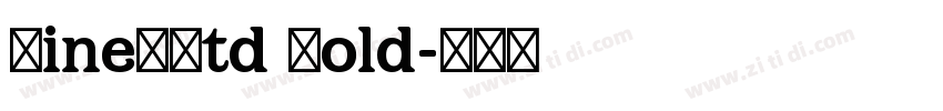 LineGStd Bold字体转换